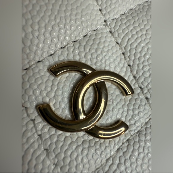 CHANEL CC charms classic wallet on chain caviar leather - Picture 8 of 14